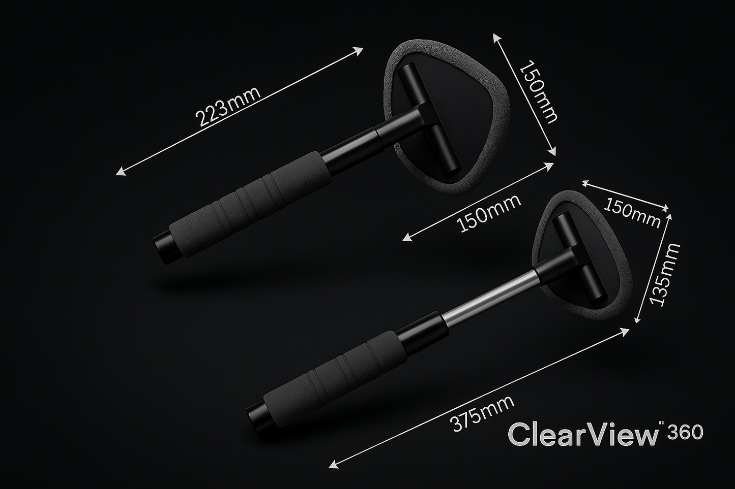 SinVahito™ 360 Parabrisas limpio, visión total, sin vaho, sin drama.