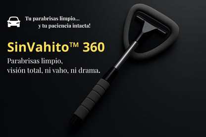 SinVahito™ 360 Parabrisas limpio, visión total, sin vaho, sin drama.